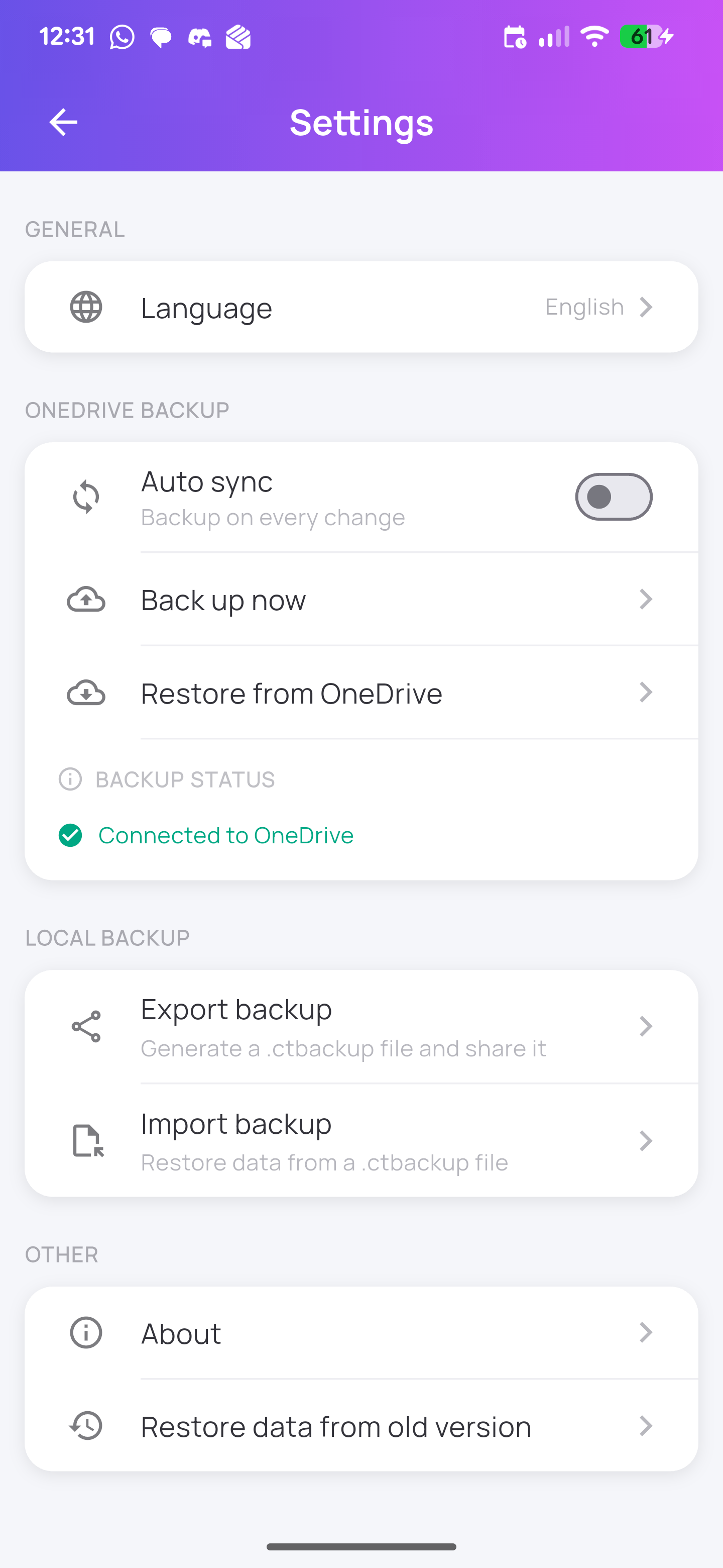 ConsoTracker add measurement screen