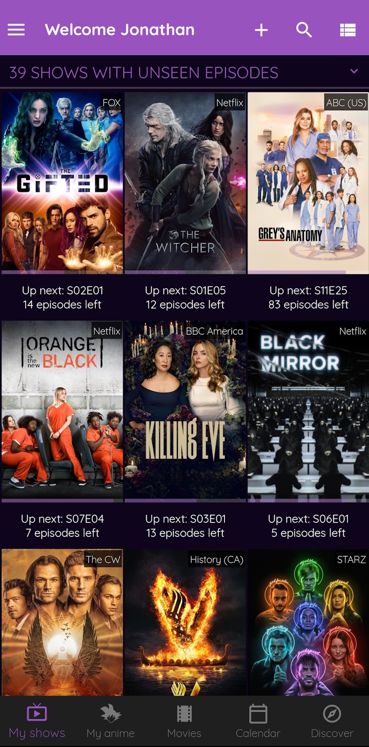 Simkl TV Series & Anime Tracker screenshot 1